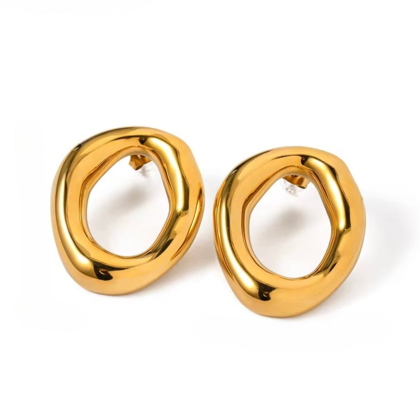 Hollow Statement Earrings