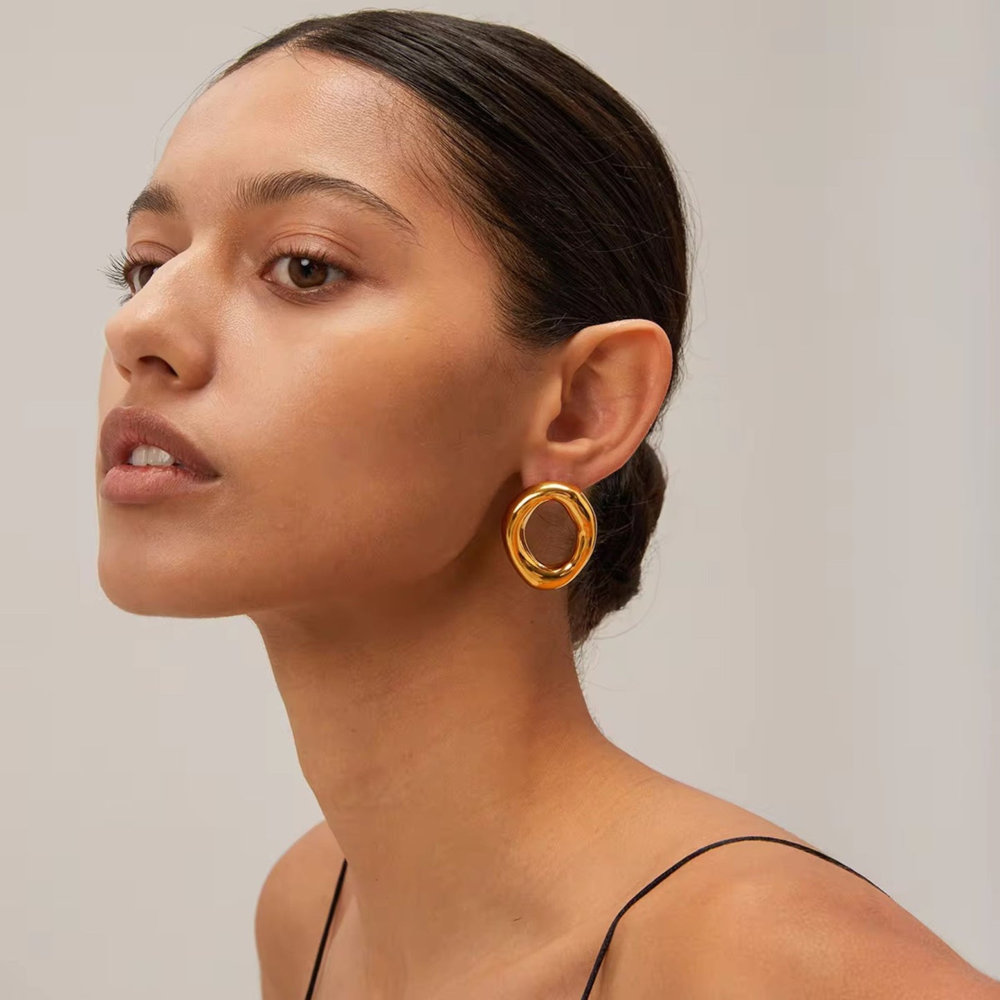 Hollow Statement Earrings