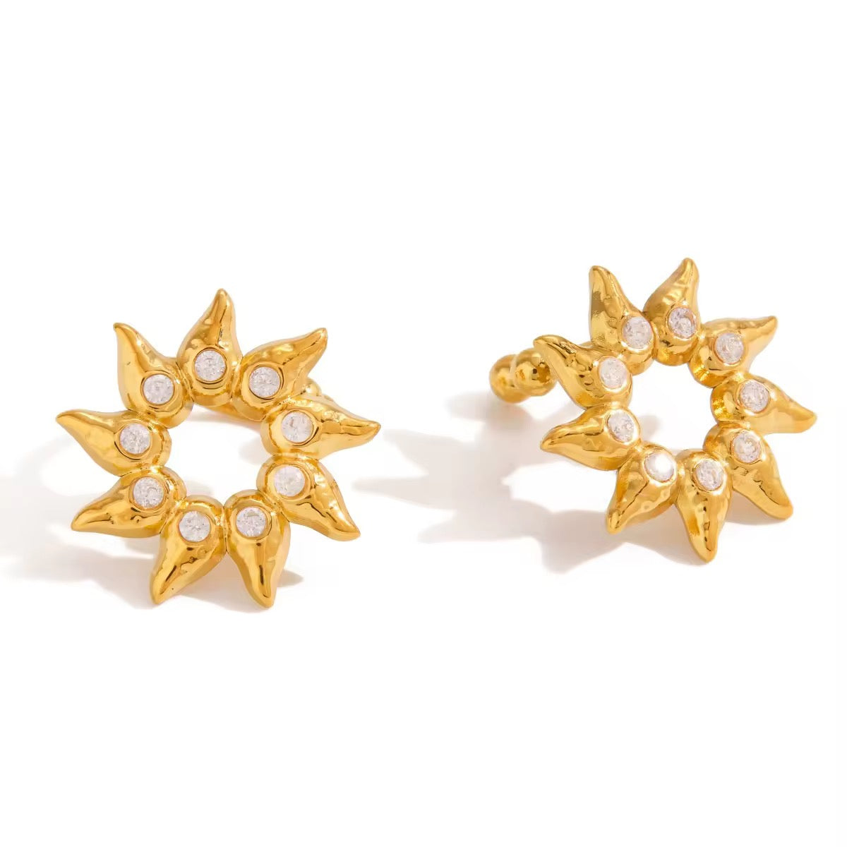 Sunflower Ear Cuffs