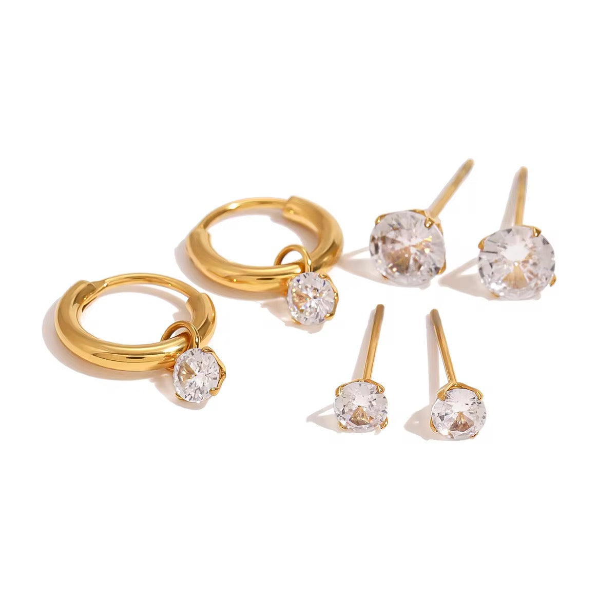 Dazzling earring set
