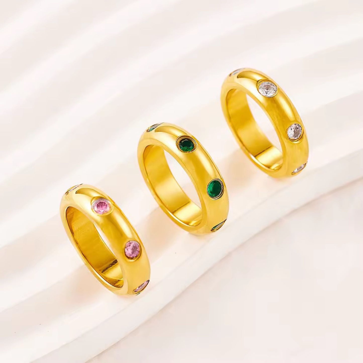 Gold Studded Band