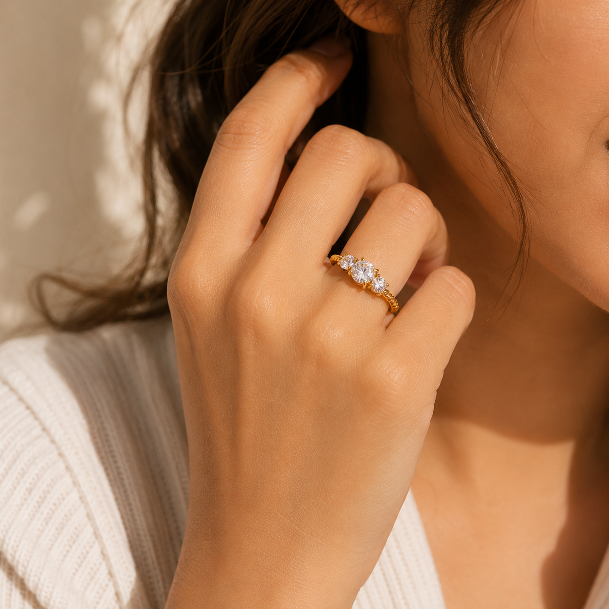 Trinity Twist Ring