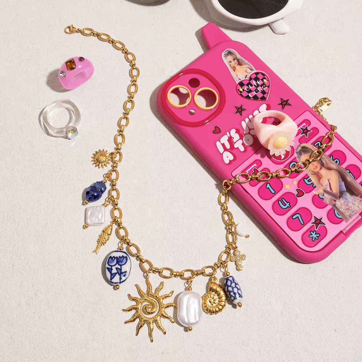 Aurora Charm Necklace