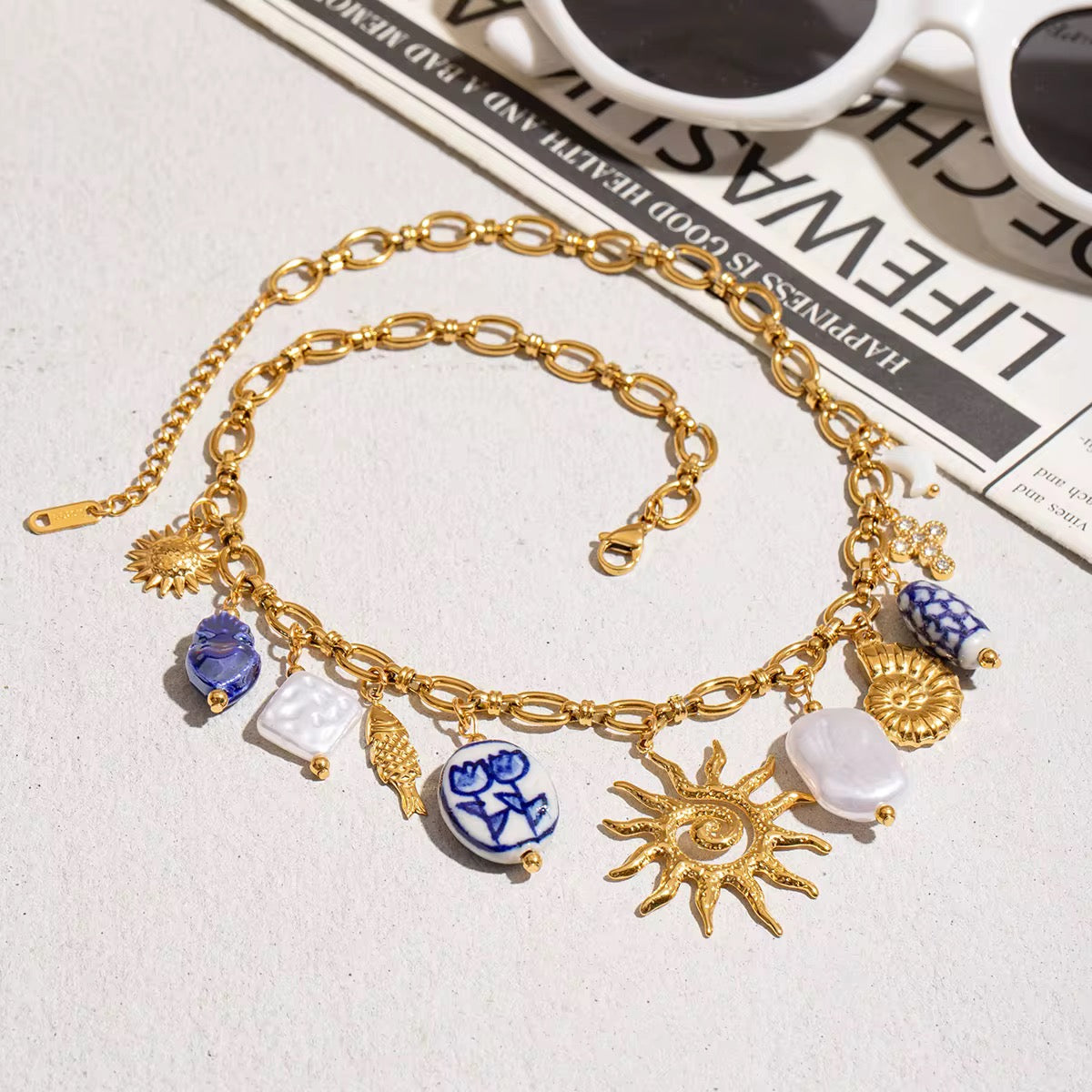 Aurora Charm Necklace