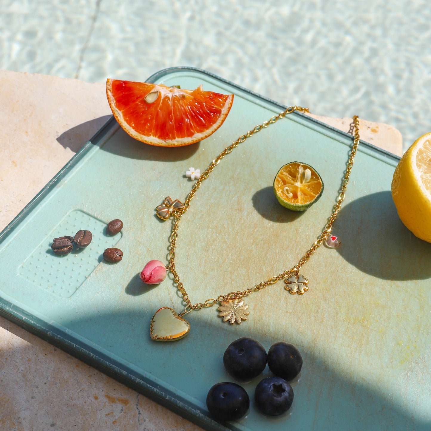 Flora Charm  Necklace