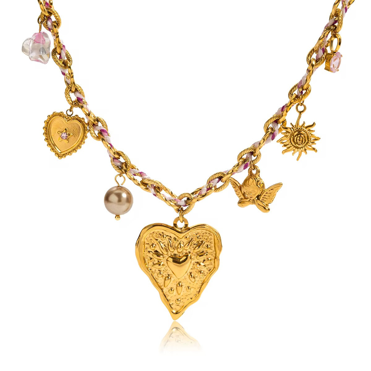 All heart Eyes Necklace