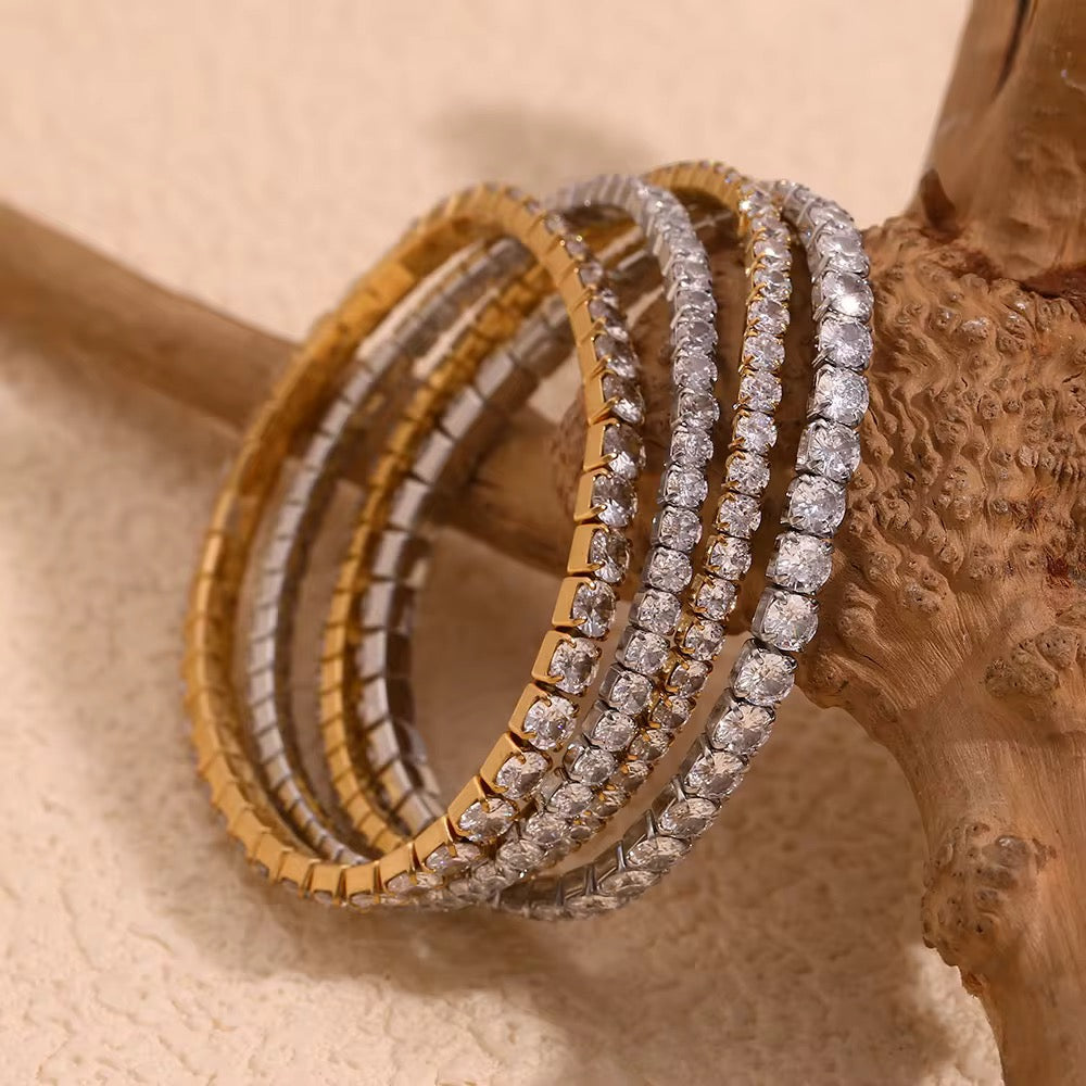 Slip On Tennis Bracelet