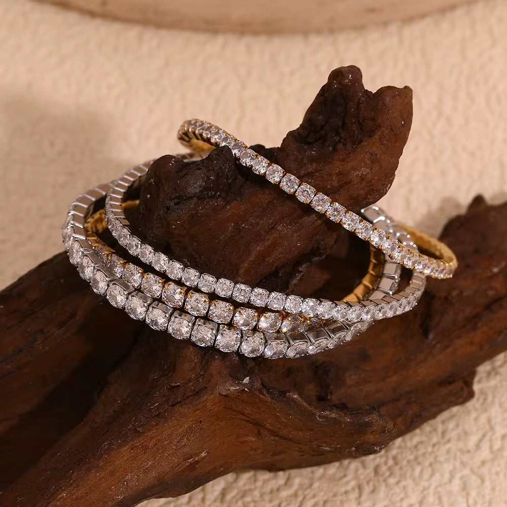 Slip On Tennis Bracelet