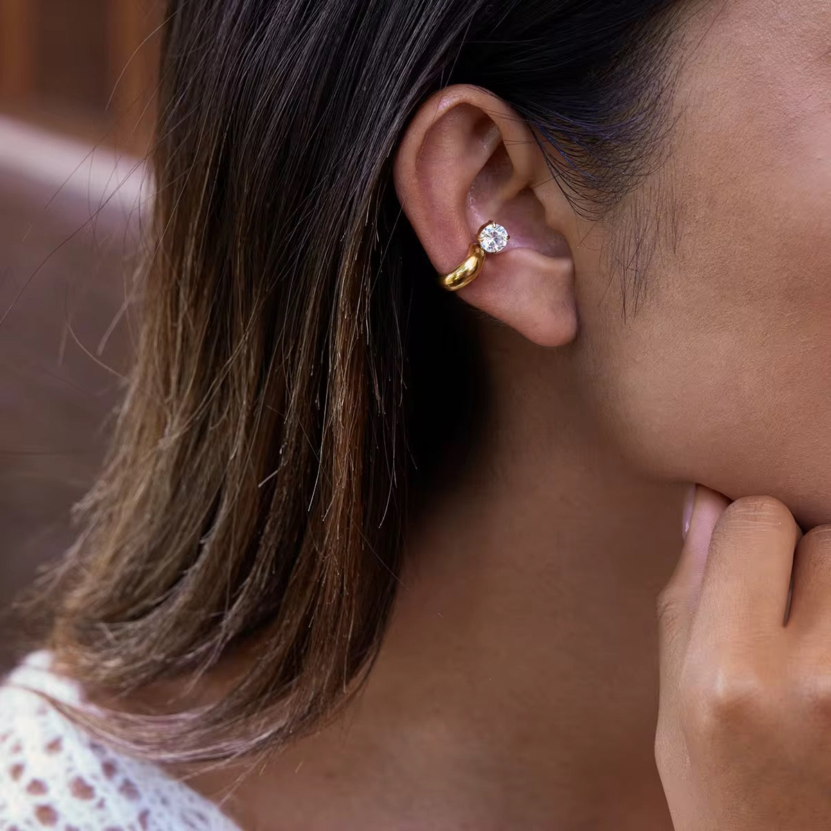 Crystal Ear Cuff