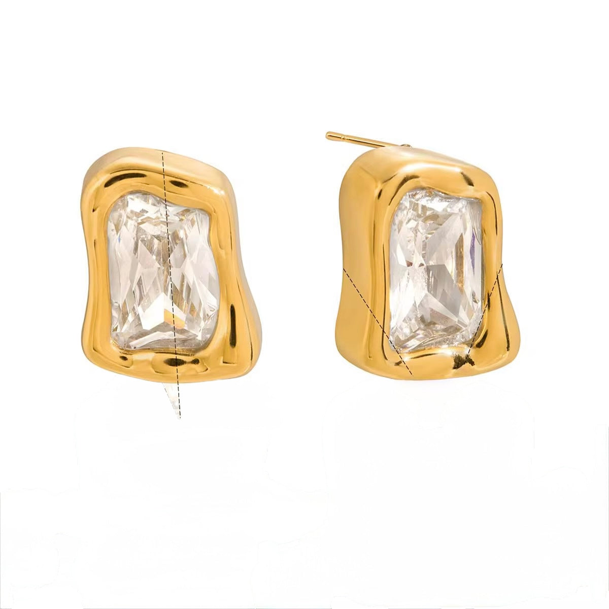 Diamante studs