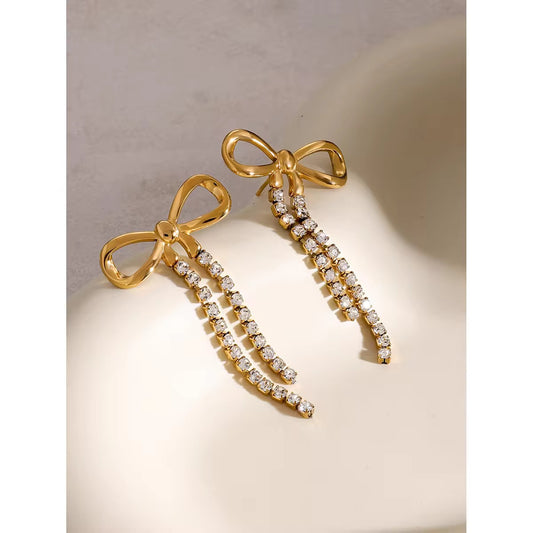 Belle Bow earrings