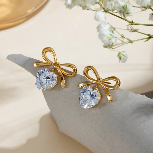 Bowknot Drop Earrings